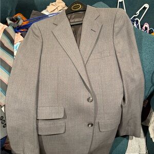 Elegant Gray Men's Blazer
